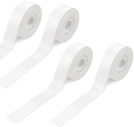 Etichettatura con nastro 4 rotoli - 15 mm x 4 m - Stampante termica - Etichette - Imbustata - Adesiva - Rimovibile