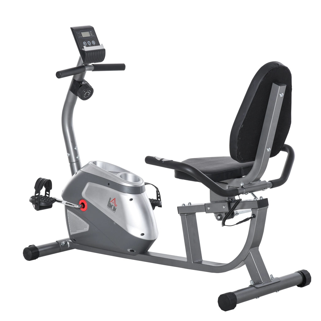 Bicicletta da camera reclinata ¨C zephmum ¨C grigio 136x62.5x98 cm