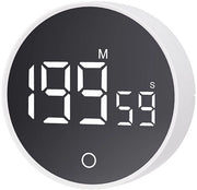 Cronometro da Cucina - Timer Digitale - Conteggio A Scatti - Timer A Scatti - Timer Digitale - Batteria - Bianco