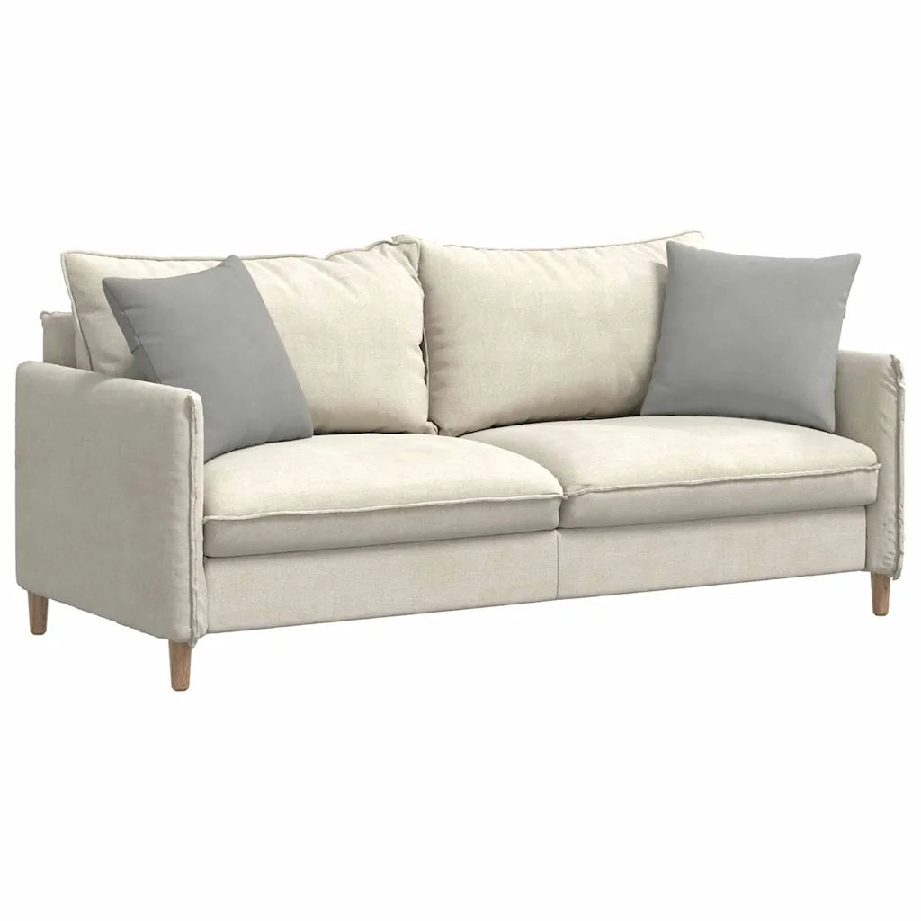 Cuscini da Divano 2 pcs Grigio chiaro 45 x 45 cm Tessuto 42013941
