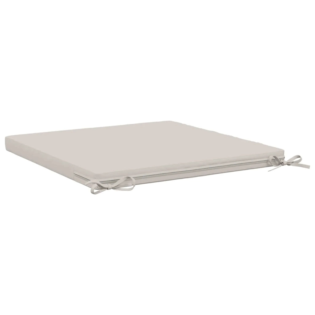 Cuscini per Sedia in 4 Pezzi SOEST 4 pz 100% Poliestere Bianco 944824