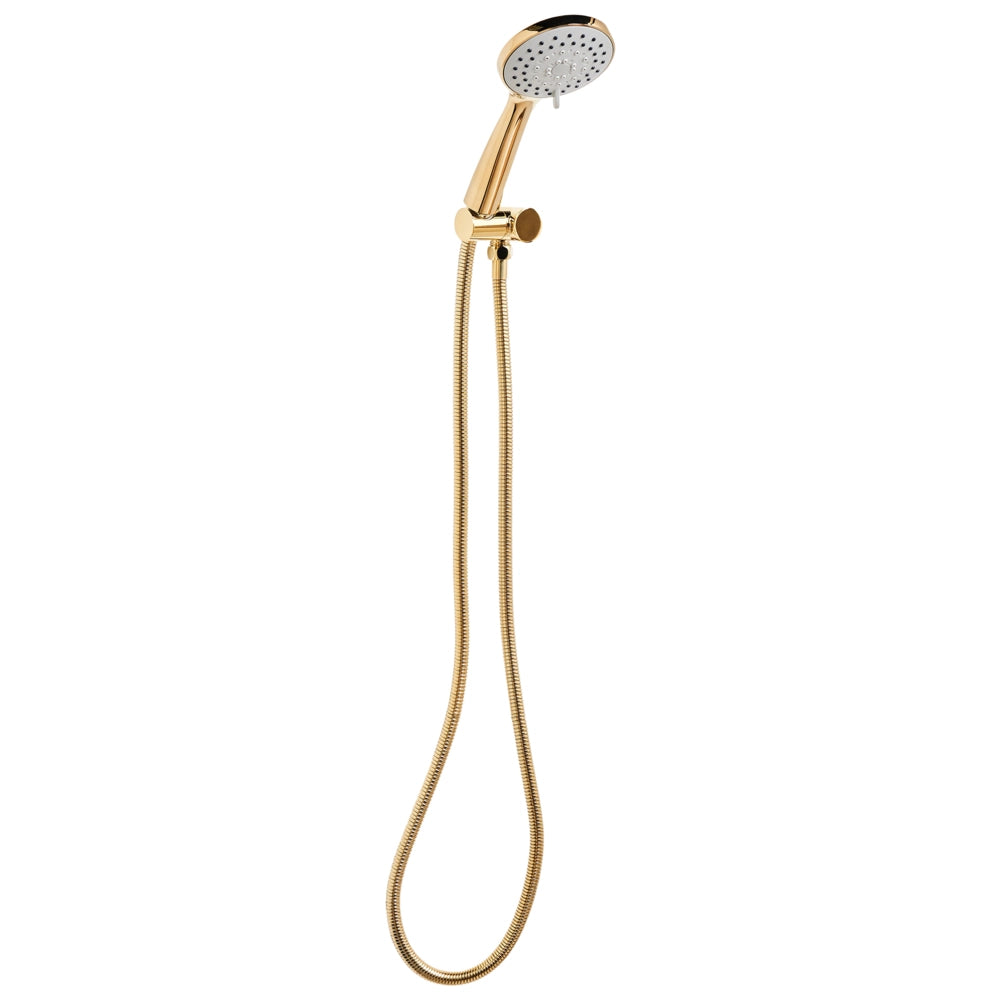Set doccia con tubo flessibile 3 modalità di spruzzo Metallo Oro stile moderno