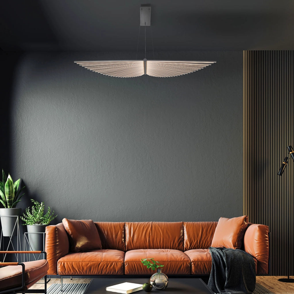 Lampada sospensione moderna nera LED 57W Seraph Quintiesse
