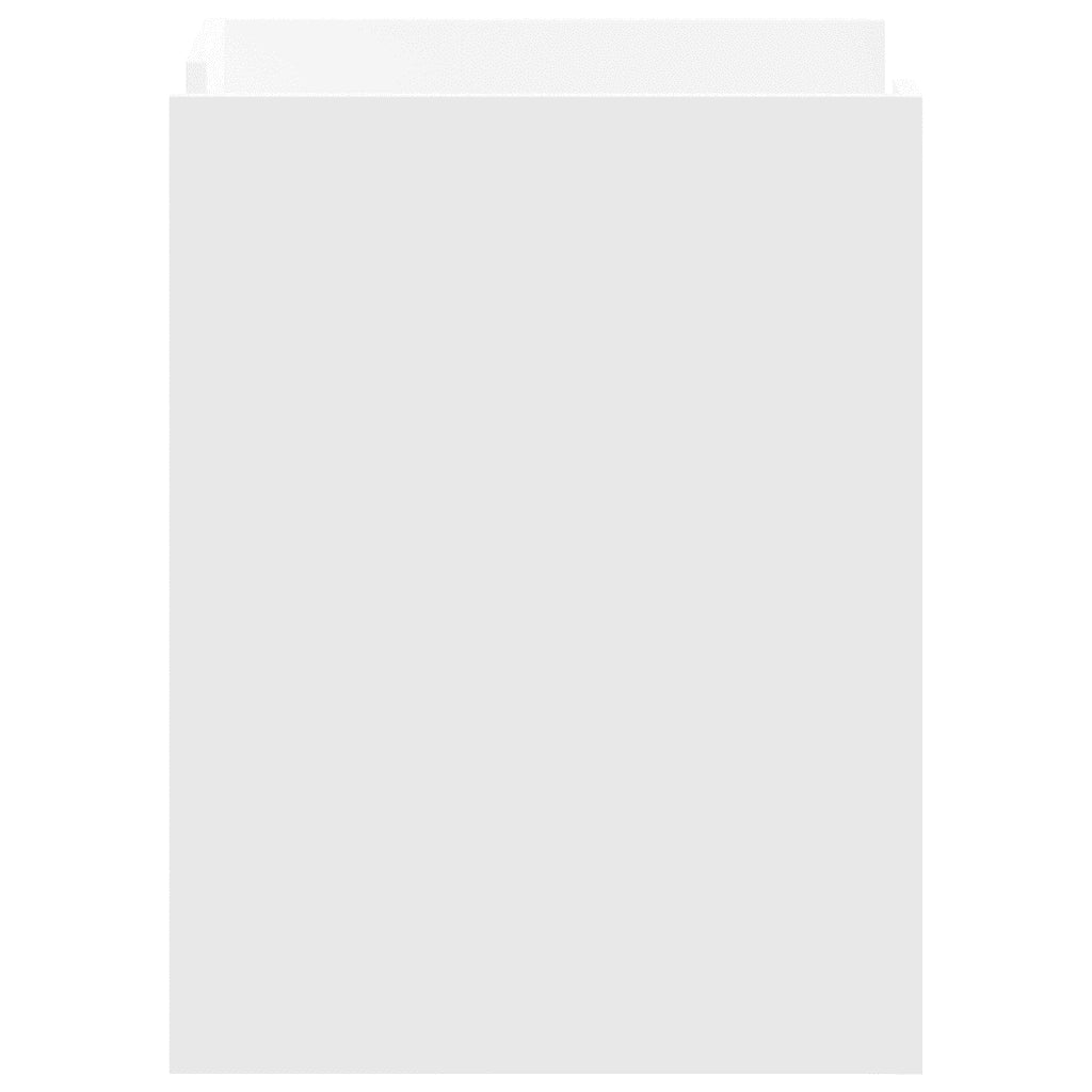 Comodino Bianco 45x50x65 cm in Legno Multistrato 848304