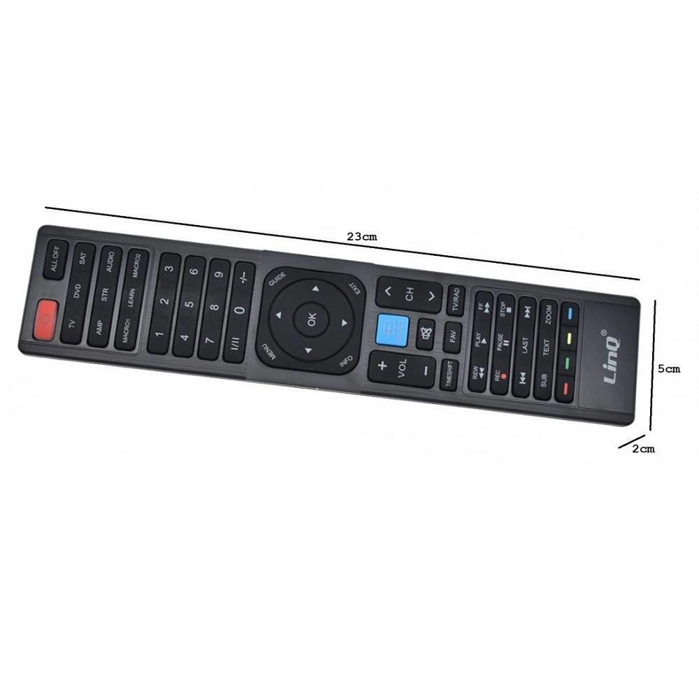 Trade Shop - Telecomando Universale 6 In 1 Programmabile Urc-5706 Per Tv Lcd Led Multifunzione -