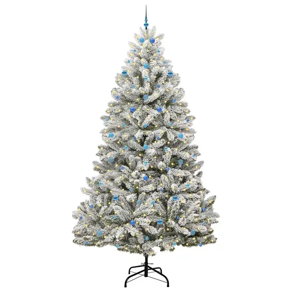 Albero di Natale artificiale con 300 LED Verde e Bianco 300 cm 3395791