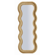 Specchio con Cornice Onda 1, Oro, MDF, 60x6x160 cm