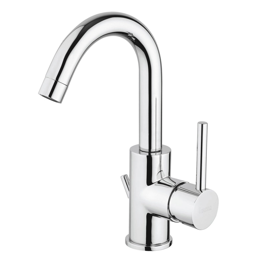 Rubinetto lavabo con bocca girevole cromato jackie