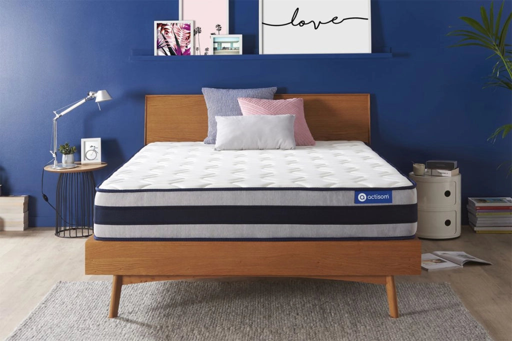 Materasso matrimoniale Actiflex ergo 140x190cm - Spessore : 24cm - Molle insacchettate e memory foam - Rigido