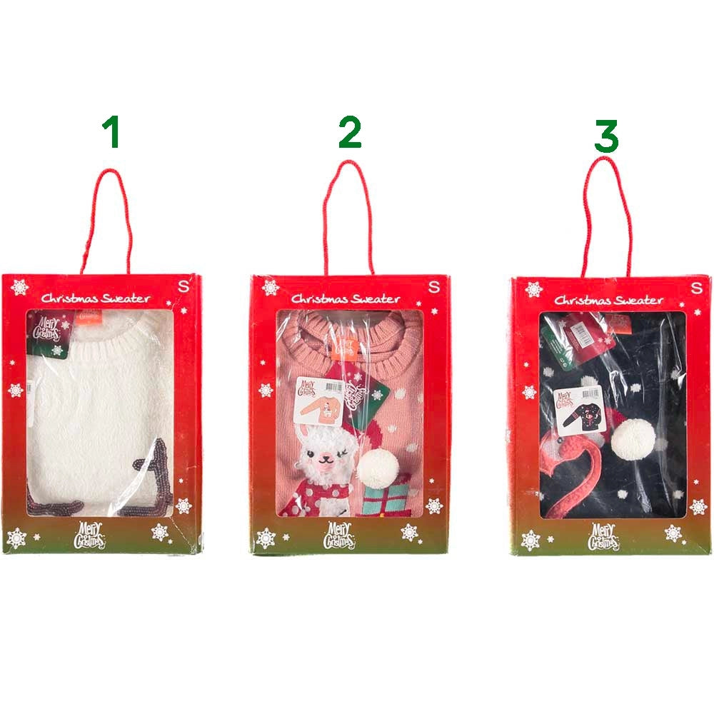 Maglione X-mas natalizia donna Taglia S