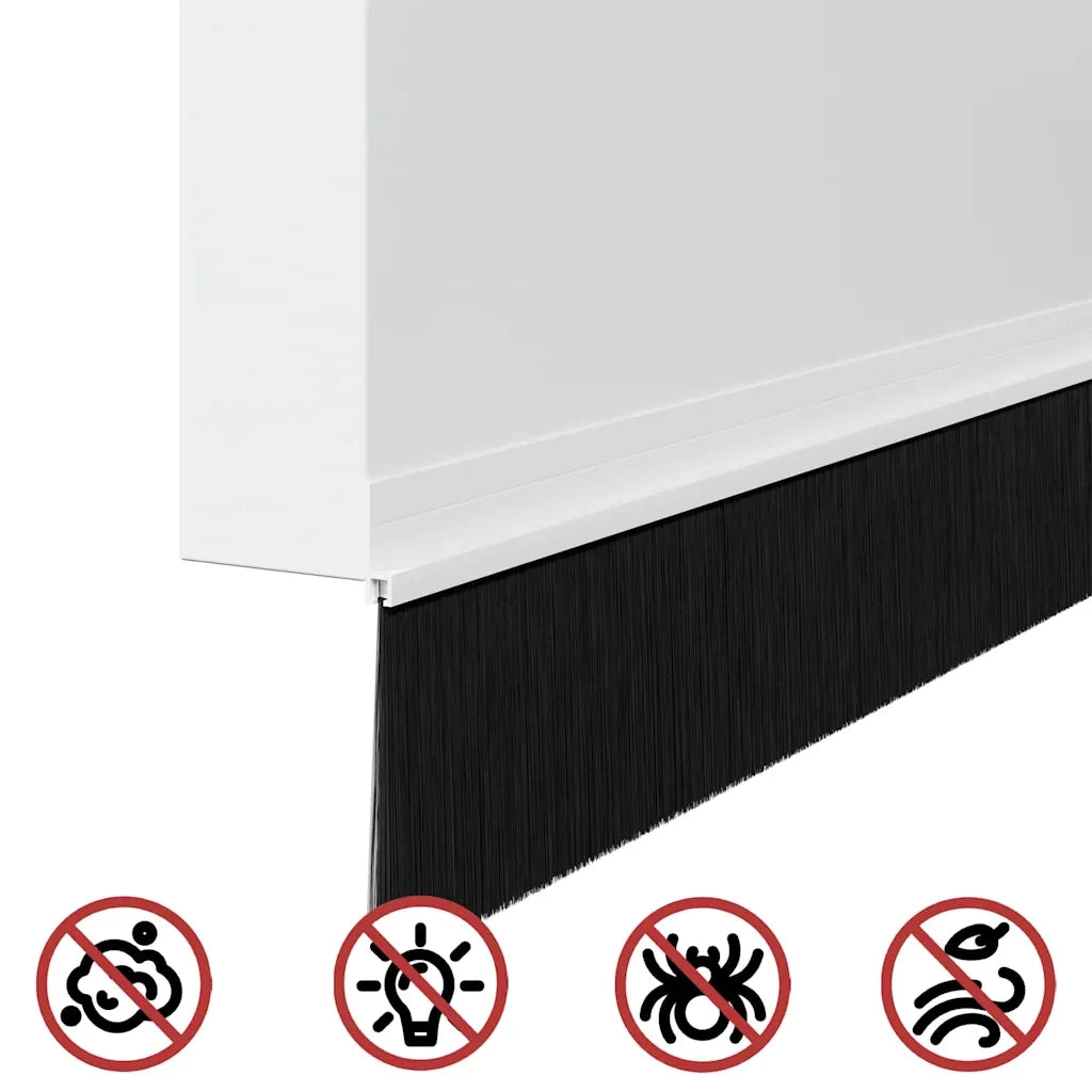 Spazzole per porte autoadesive 2 pz Bianco 100 cm CFW7542203