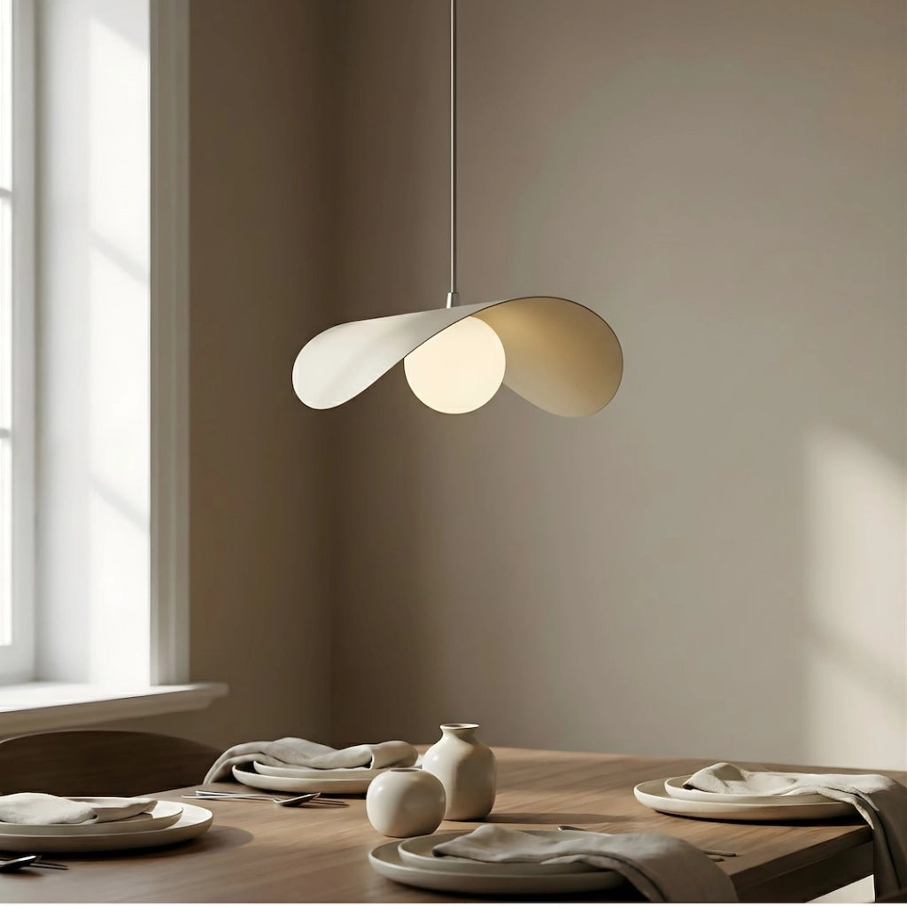 Lampada sospesa RITUAL 1xG9 beige bianca Emibig