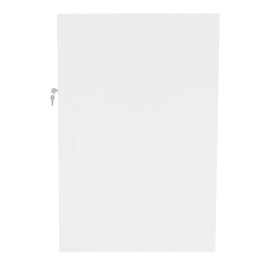 Set Banconi Bianco Triton LED K1500 B1500 CM60 con Serratura e Ripiani