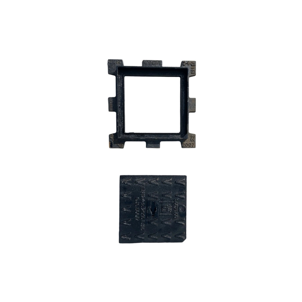 Chiusino in ghisa piano : Dimensione - 50x50, Modello - B125 EN 124