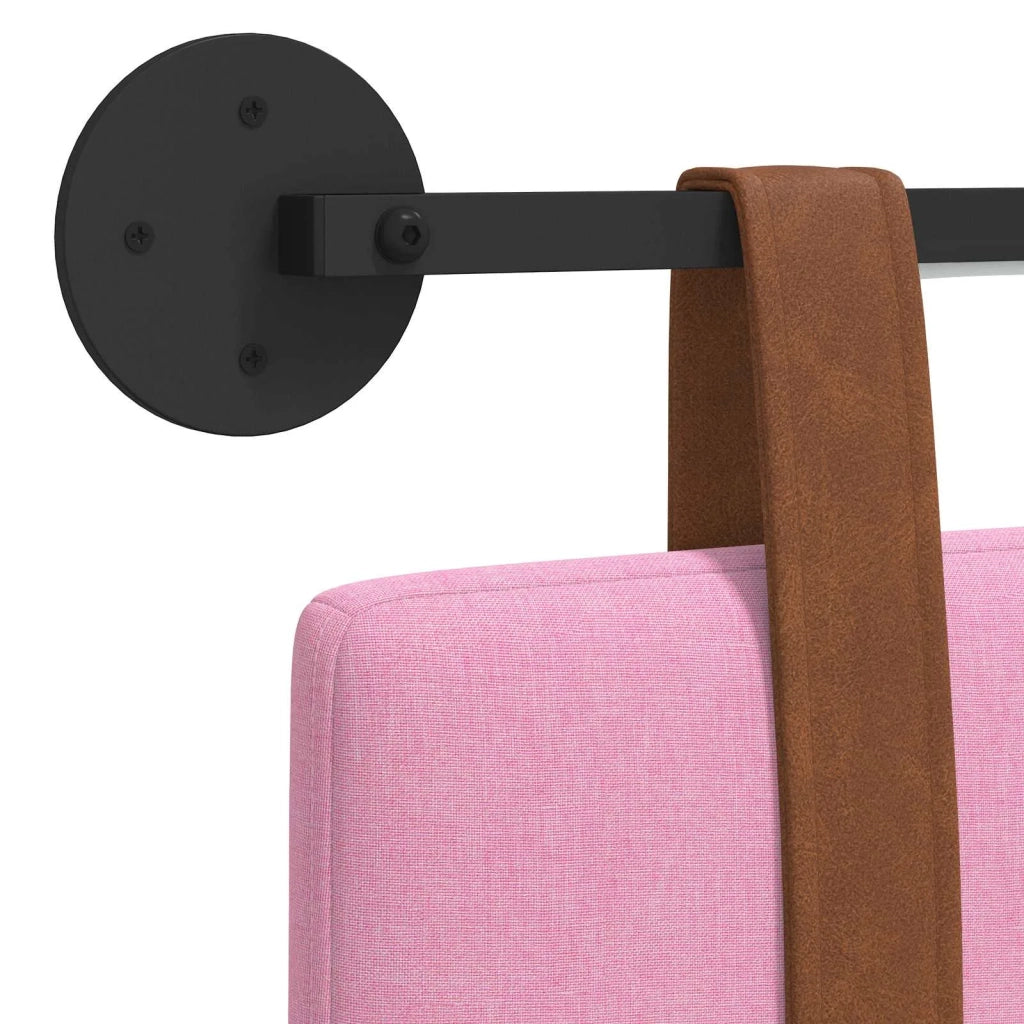 Testiera | Testata sospesa Con luce LED Rosa PU Antico