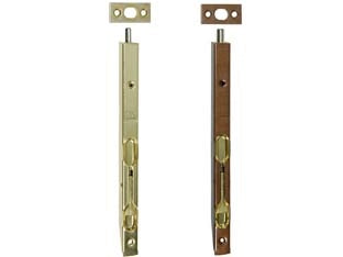 CATENACCI A LEVA FRONTALE DA INCASSO- - mm.300X16 bronzato (D.00320.30.22) - 20 pezzi AGB