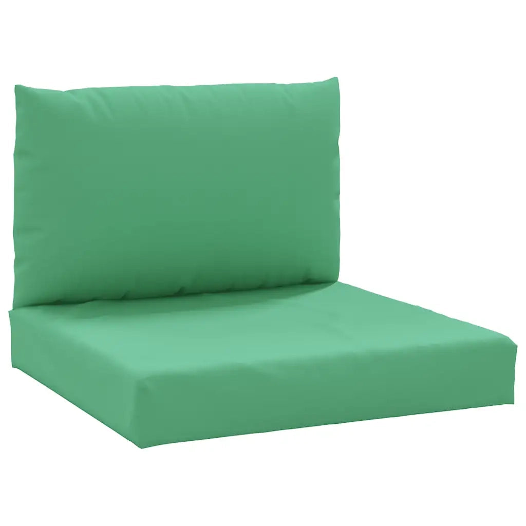 Cuscini per Pallet 2 pz Verdi in Tessuto Oxford 361759