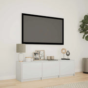 Mobile TV con LED Bianco 140 x 34 x 40 cm Legno ingegnerizzato 3418710