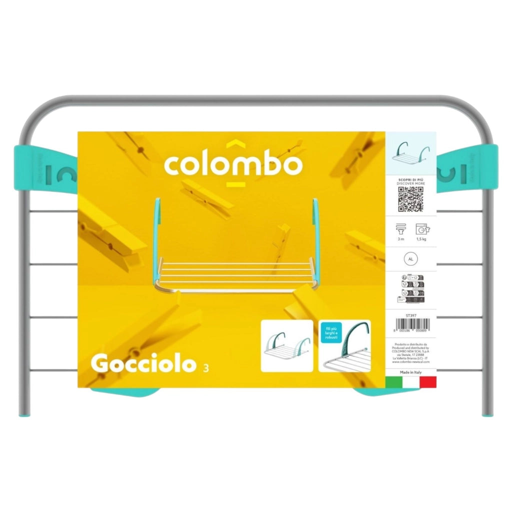STENDIBIANCHERIA GOCCIOLO 3 IN ALLUMINIO