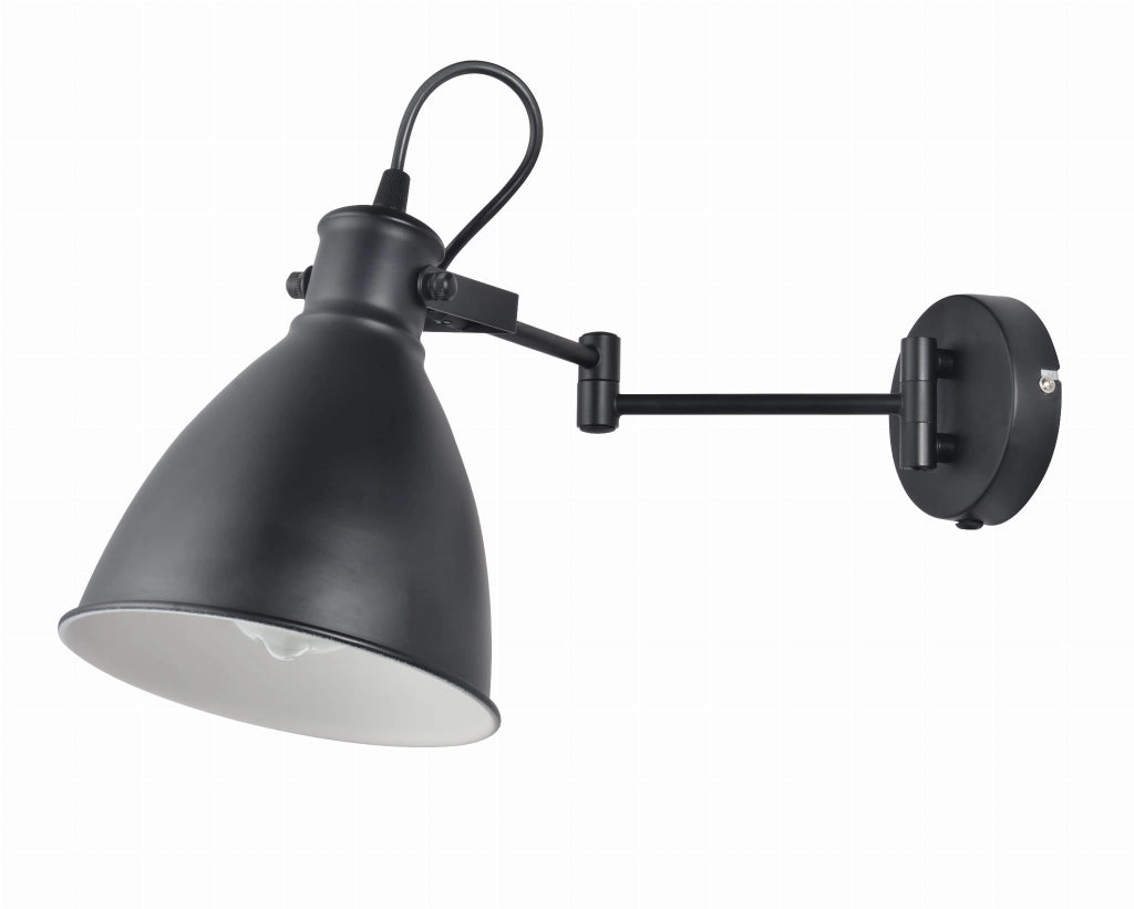 Applique Candellux Espera metallo nero/bianco E14 1 luce