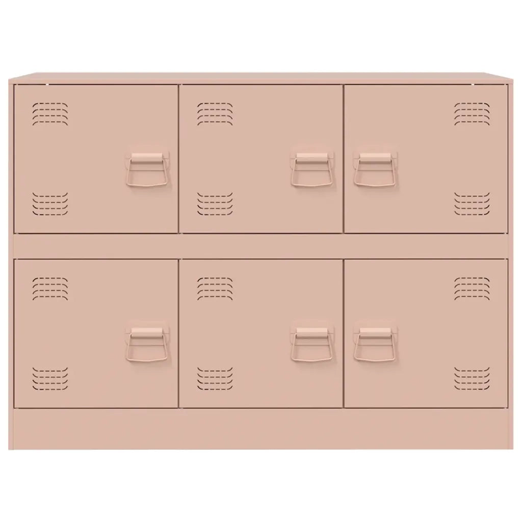 Credenza Rosa 99x39x73 cm in Acciaio