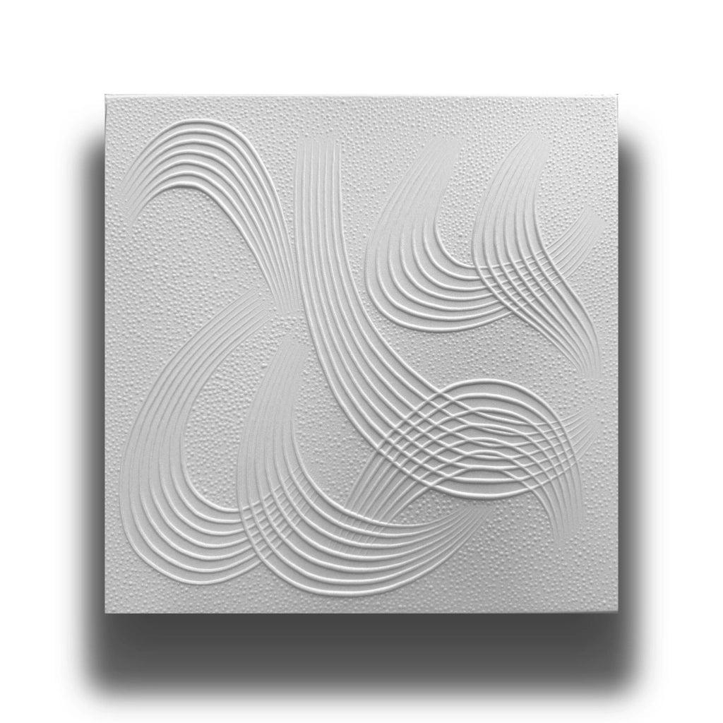 10 o 20mq (40 oppure 80 pezzi) di pannello decorativo 3D a soffitto in EPS isolante 50x50cm MIRAZ - Pacco da 10 metri quadrati