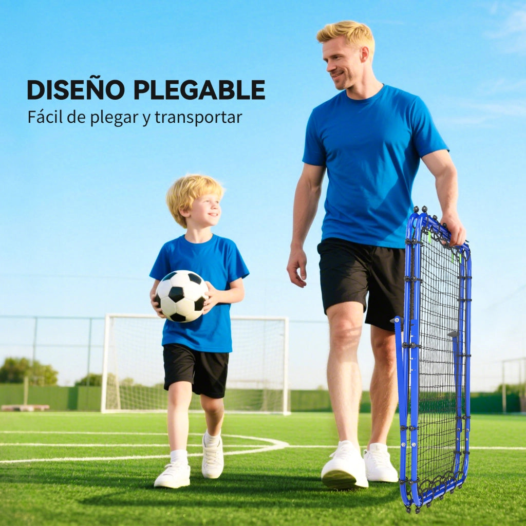Rete da Allenamento Pieghevole ¨C Minimal ¨C 100x95x90 cm Blu