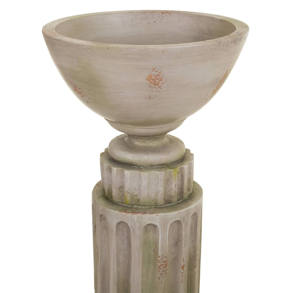 Fioriera a colonna in magnesio 42x42x104h
