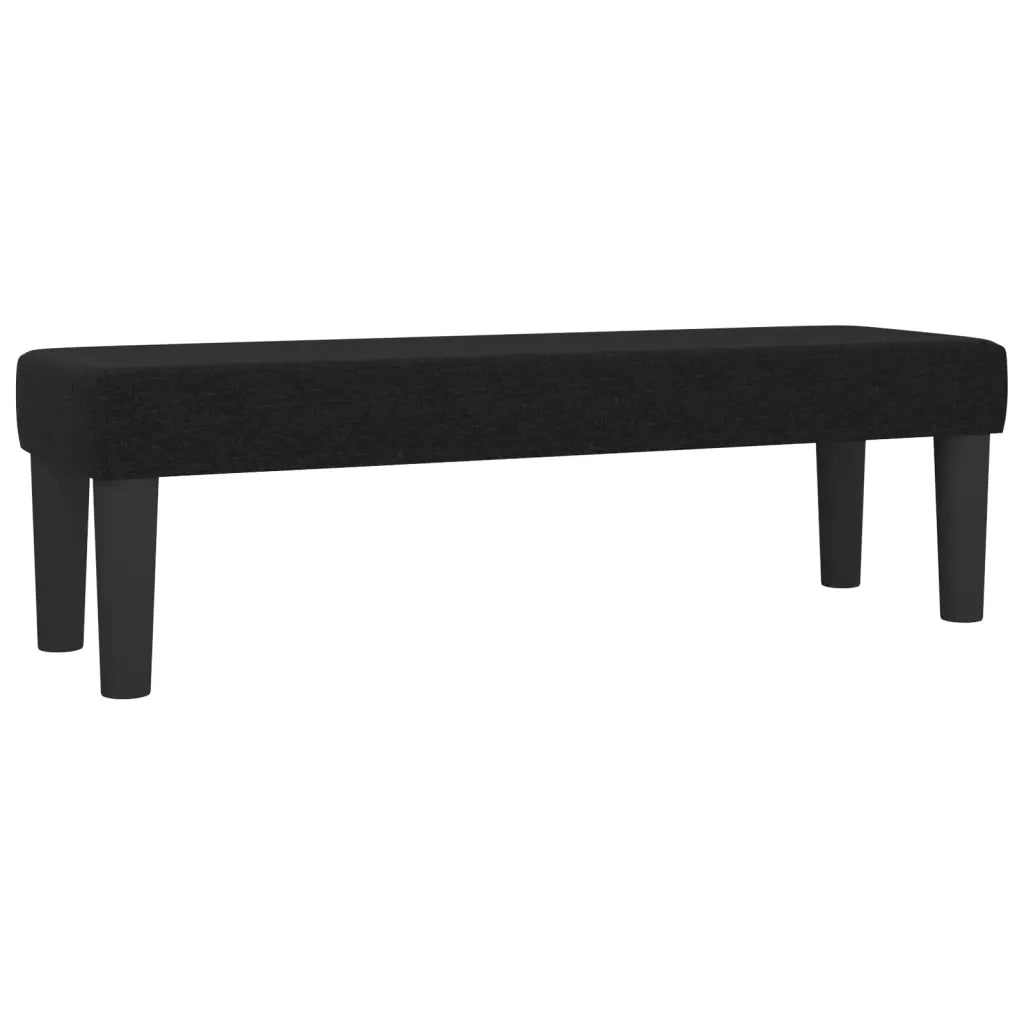 Panca Nera 100x30x30 cm in Tessuto CFW3468272