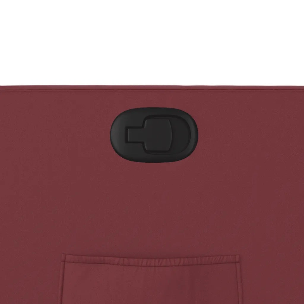 Poltrona Reclinabile Rosso Vino in Similpelle 374187