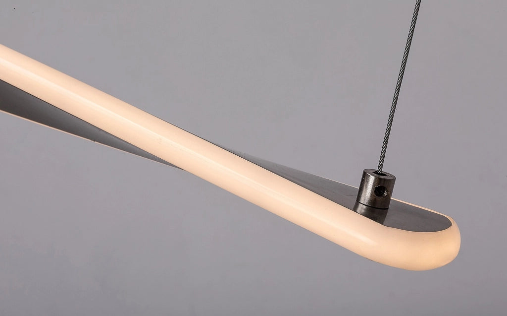 Lampada a sospensione LED Elvio Rabalux 110cm cromo