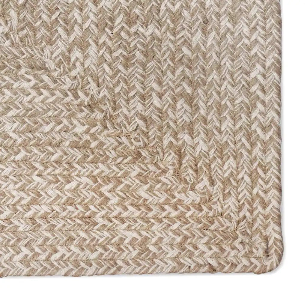 Tappeti per area | Tappeti a zone Naturale e Bianco 60 x 110 cm Juta