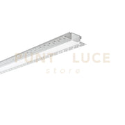 PROFILO GORIZIA ALLUMINIO E OPALE CON TAPPI INCLUSI 200X6,2X1,8CM