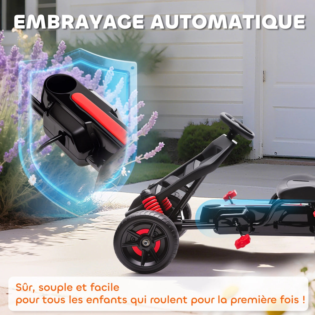 Kart a pedali per bambini con ruote EVA ¨C Minimal ¨C blu