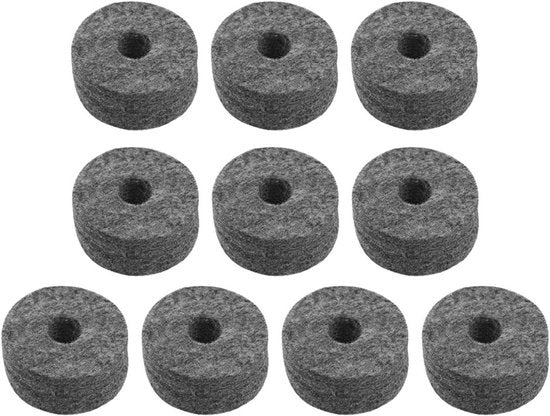 Accessori per Batteria - Set di 10 Pannelli in Velluto - Pannelli in Velluto Grigi per Sostegni Batteria - Componenti