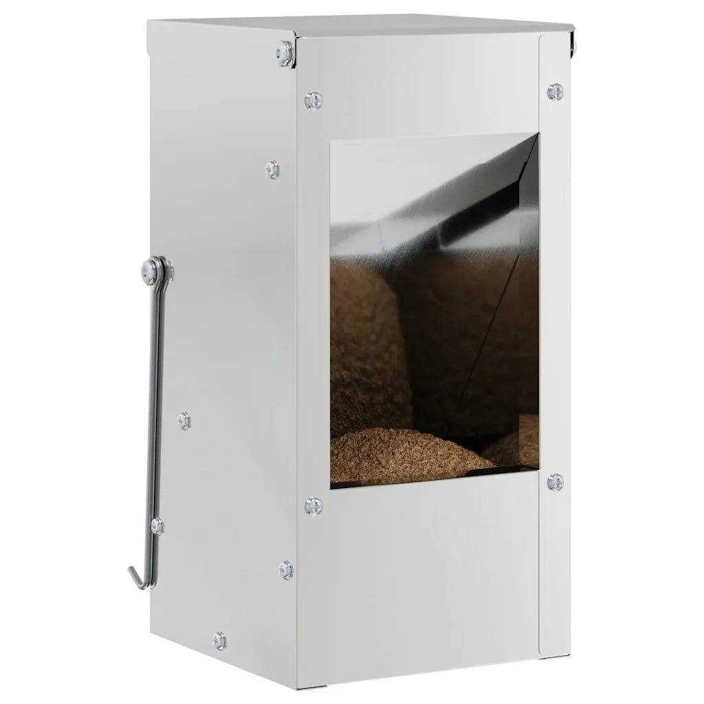 Mangiatore per conigli Argento 12,5 x 12,5 x 25 cm 874587