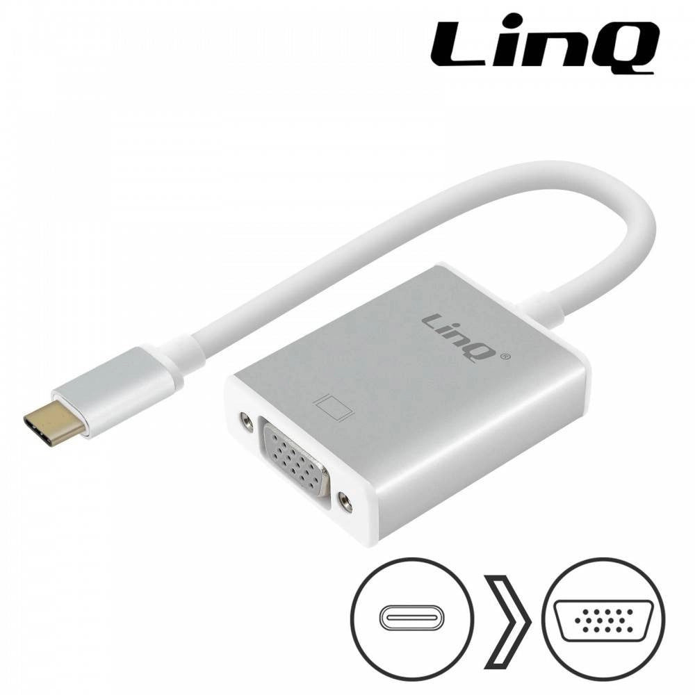 Trade Shop - Adattatore Convertitore Da Type-c A Vga Per Pc Smartphone Full Hd 1080 Tpc-vga266 -