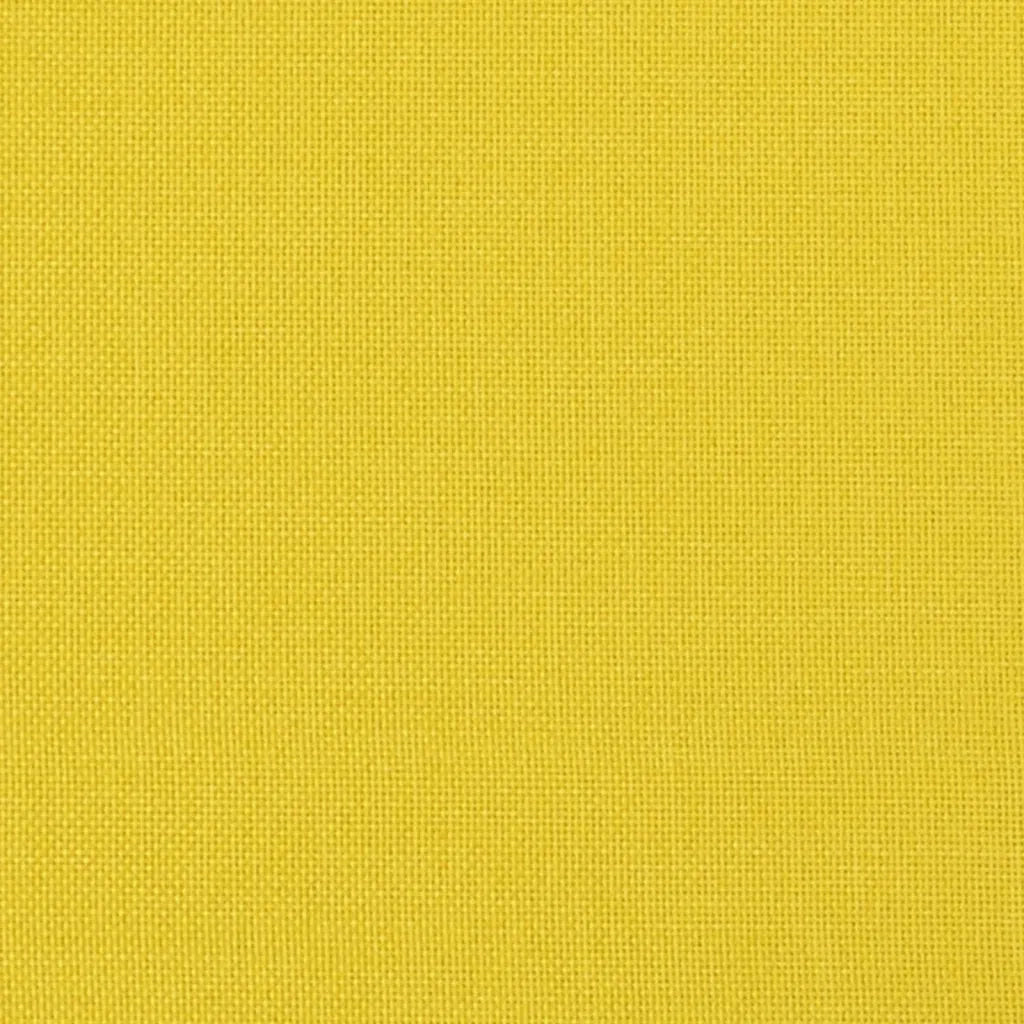 Set di Divani 3 pz Giallo Chiaro in Tessuto 3201895