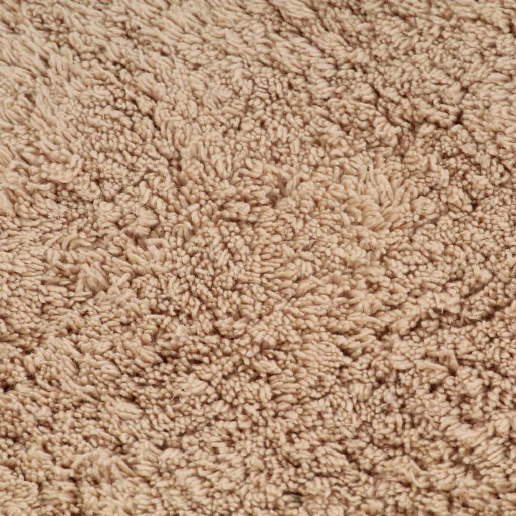 Set di 3 tappeti da bagno in tessuto beige 02_0005788