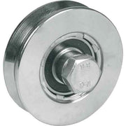 RUOTA CON BULLONE PER CANCELLI A 2 CUSCINETTI 160 mm