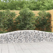 Cesti Gabbioni ad Arco 10 pz 400x50x40/60 cm Ferro Zincato 3145925
