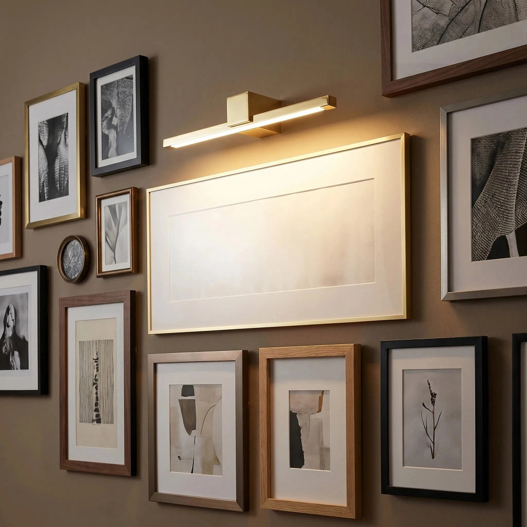 Applique Da Bagno Led Swe043-1w 40cm Gold