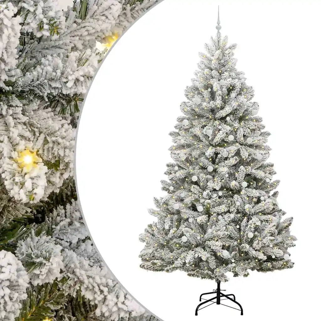 Albero di Natale artificiale con 300 LED Verde e Bianco 300 cm 3395787