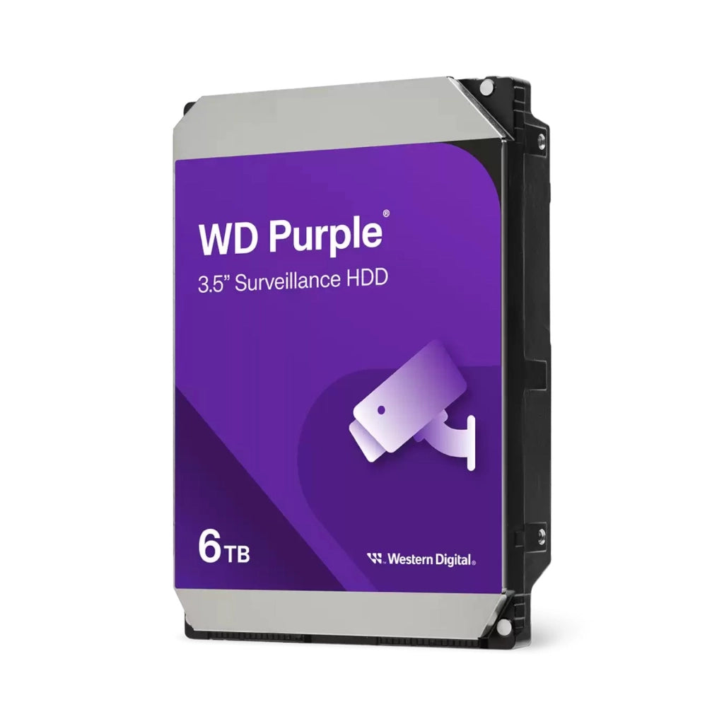 Western Digital Purple Hard Disk 6Tb Specifico per videosorveglianza WD64PURZ