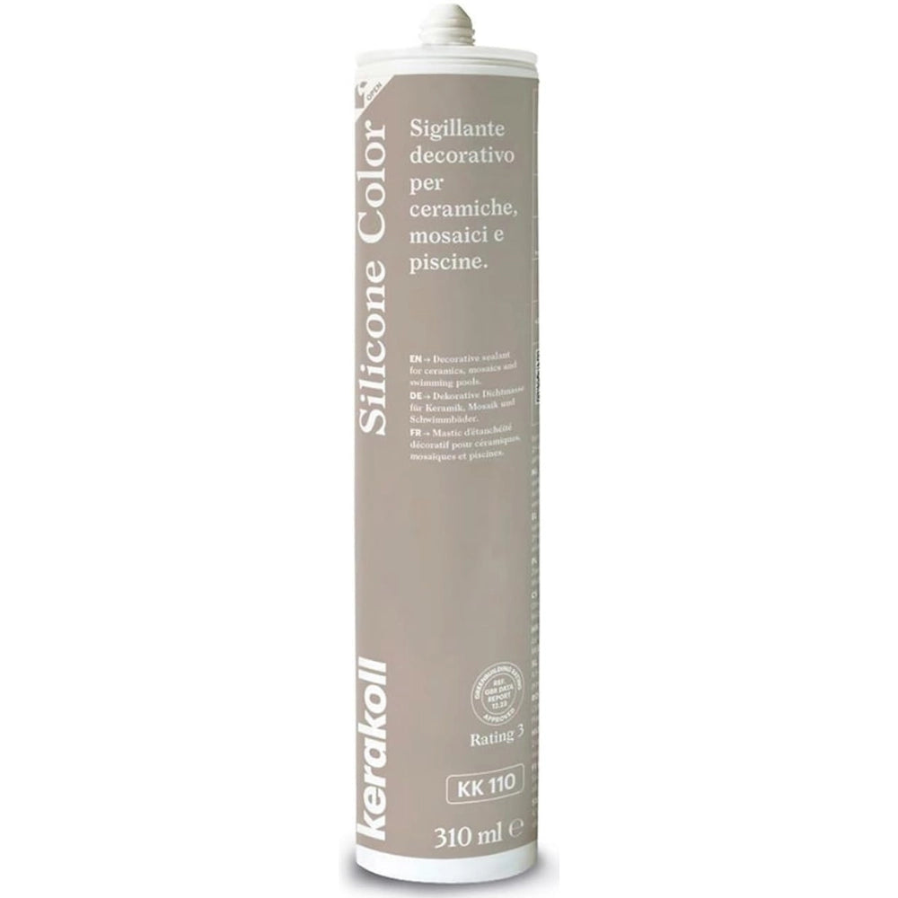 Silicone sigillante decorativo piastrelle mosaici giunture fughe colorato 310ml *** colore- kk 110, confezione 1