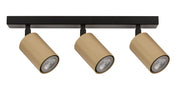 Plafoniera Zoom nera/oro 3 faretti GU10 Sigma Lighting
