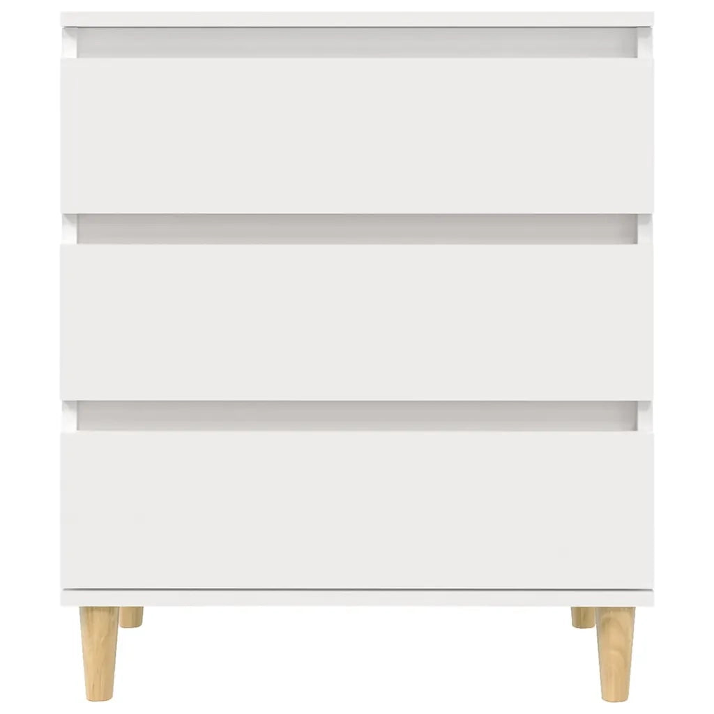 Credenza-Buffet-Armadio da cucina Bianca 60x35x70 cm in Legno Multistrato 208576