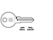 CHIAVI PER CILINDRI ABUS 5 SPINE PICCOLE- - AB43R SX - 10 pezzi SILCA