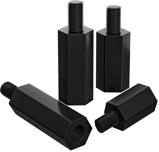 Spaziatori in nylon per applicazioni elettroniche - 40 pezzi - Nero - M2x20+6mm - Adatti per applicazioni elettroniche