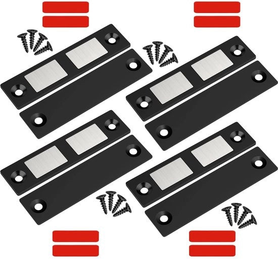 Duali magneti forti per chiusura automatica - set di 4 - metallo